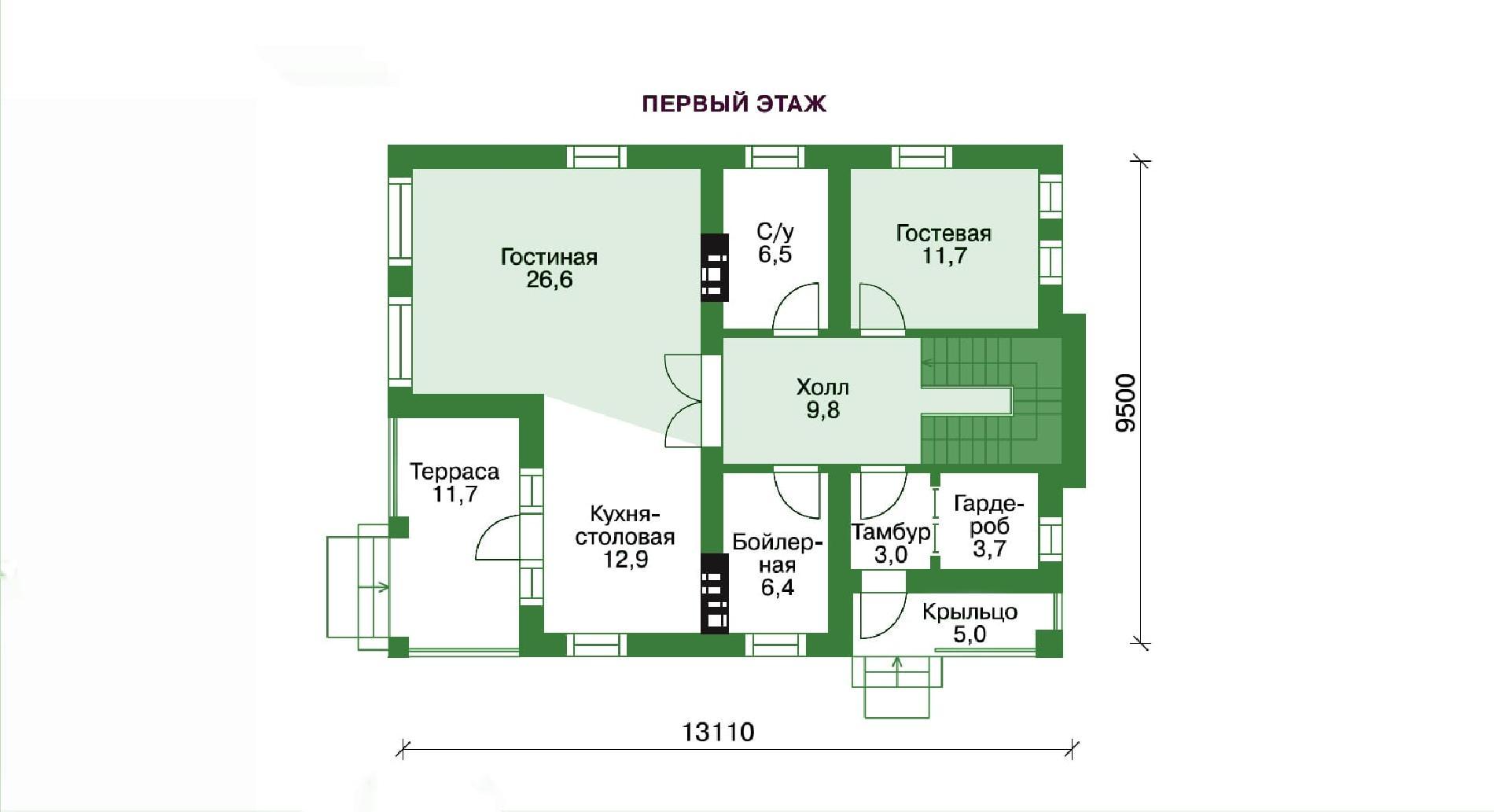 Планировка проекта дома №br-165 br-165_p1.jpg