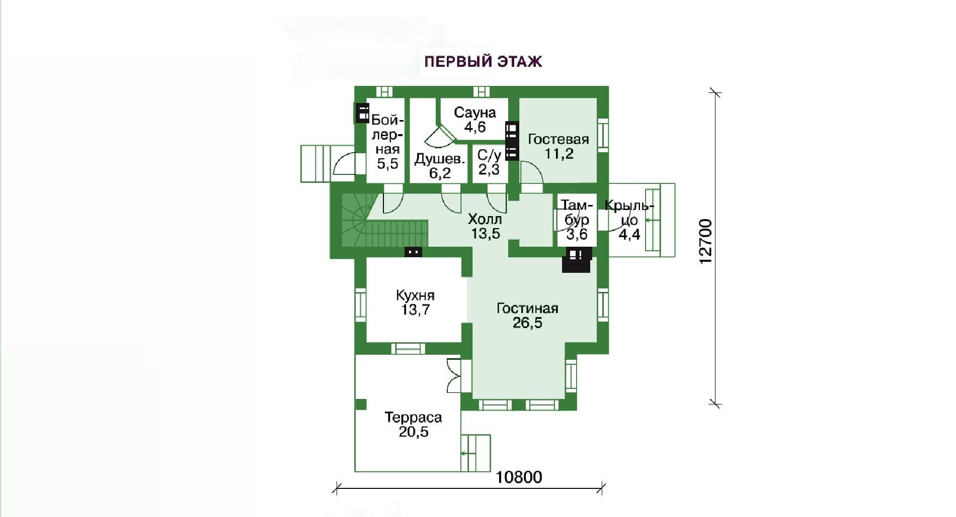 Планировка проекта дома №br-166 br-166_p1.jpg