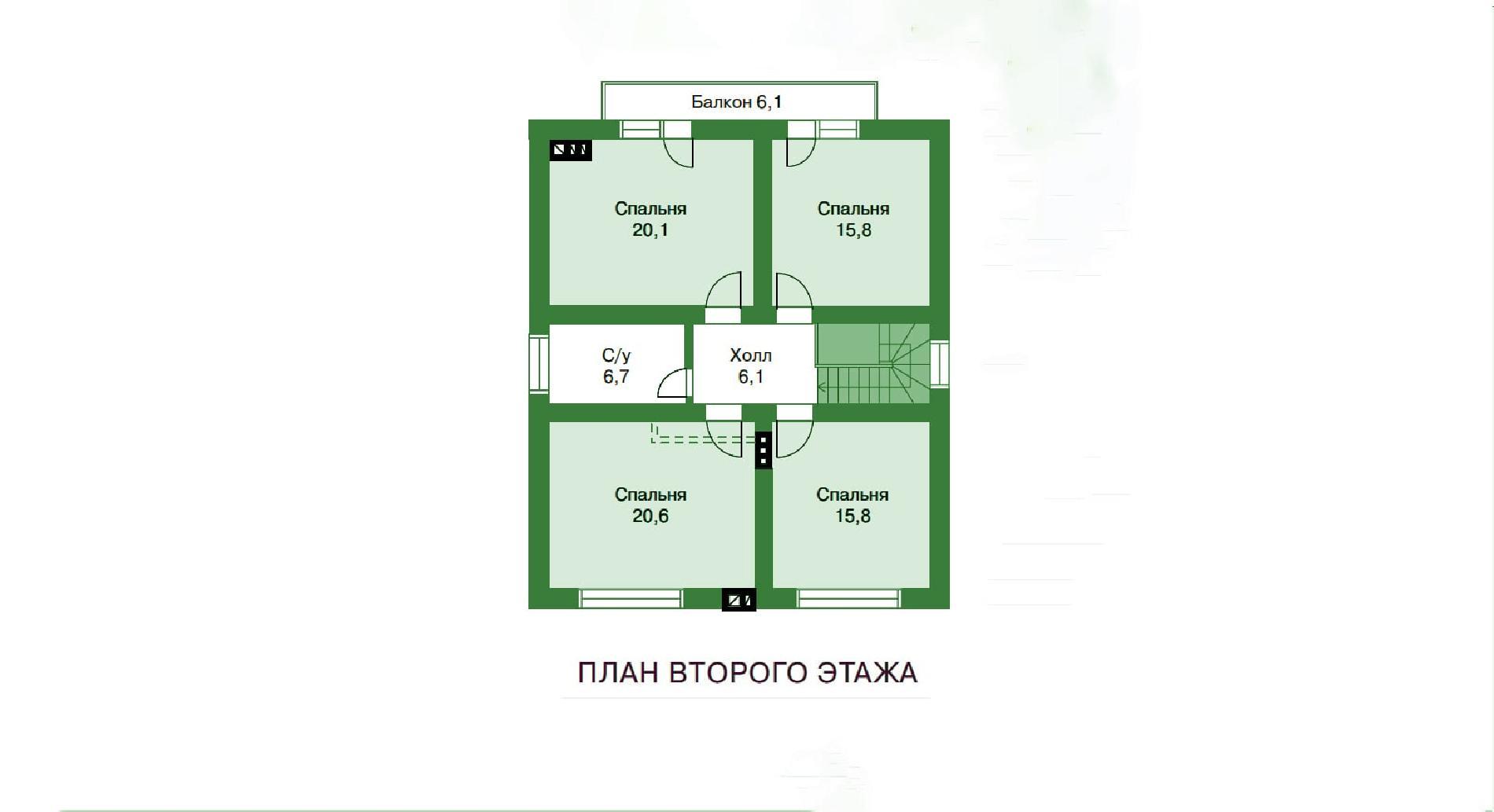 Планировка проекта дома №br-174 br-174_p2.jpg