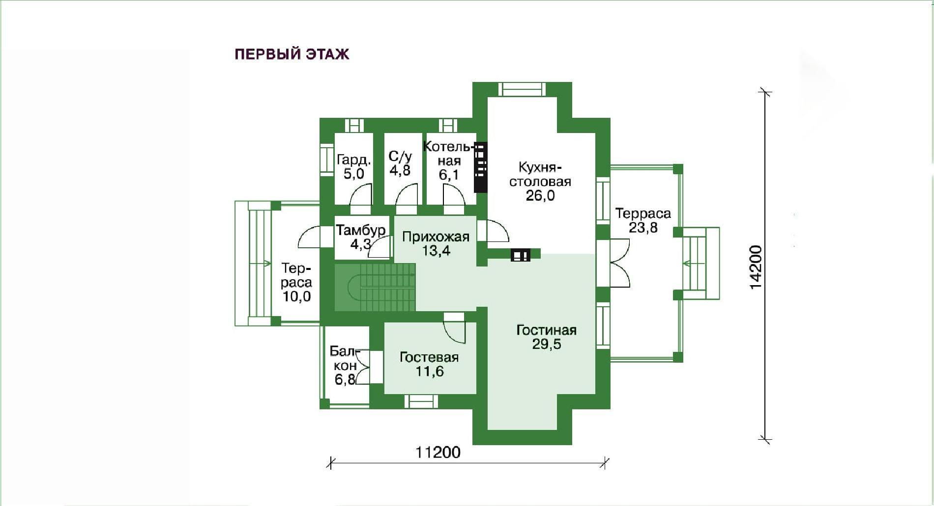 Планировка проекта дома №br-186 br-186_p1.jpg