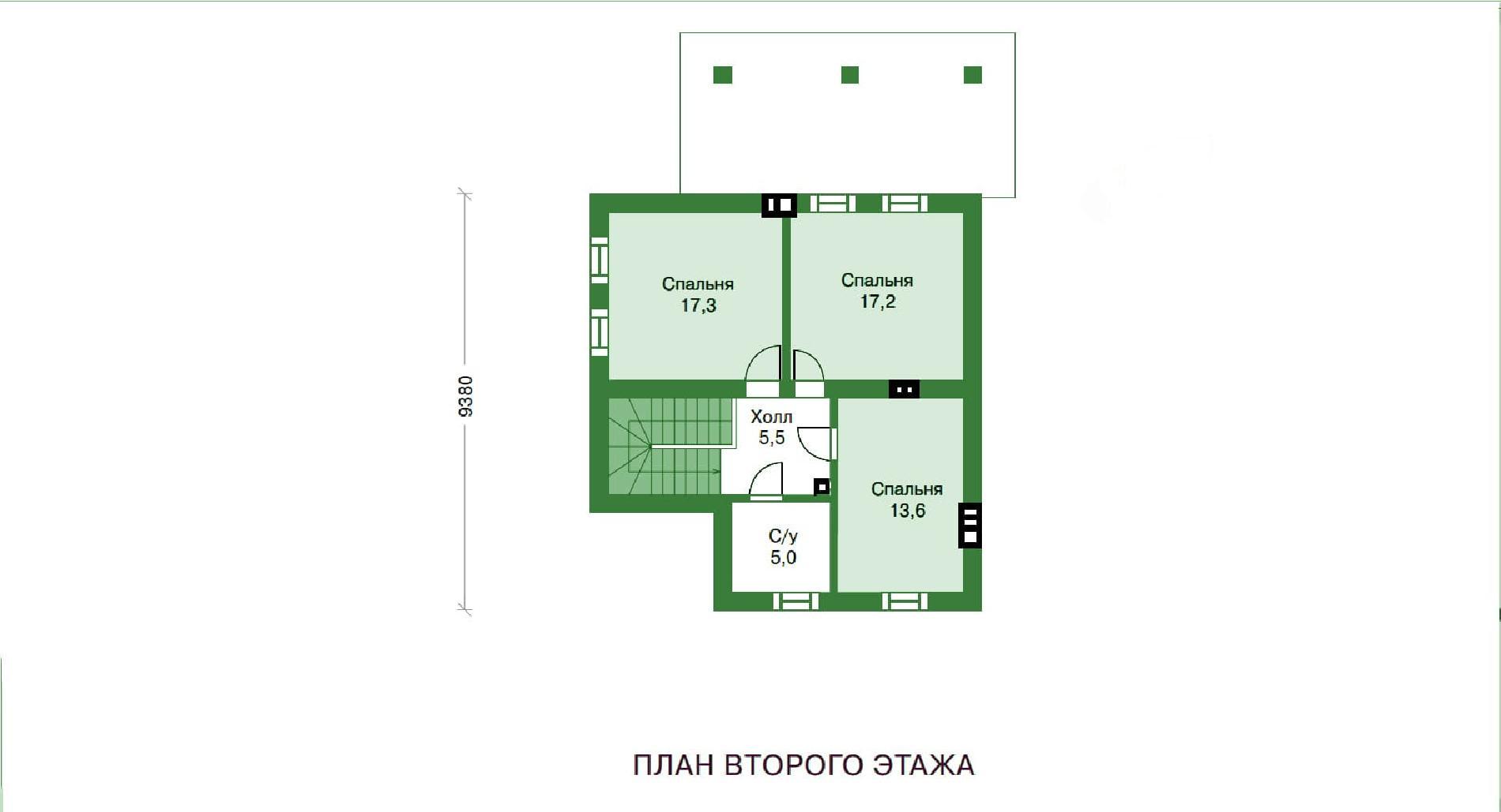 Планировка проекта дома №br-189 br-189_p2.jpg