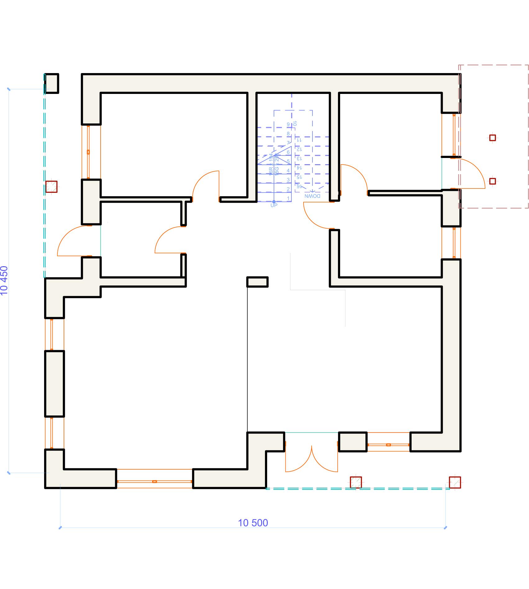 Планировка проекта дома №h-1033 H-1033_p1.webp