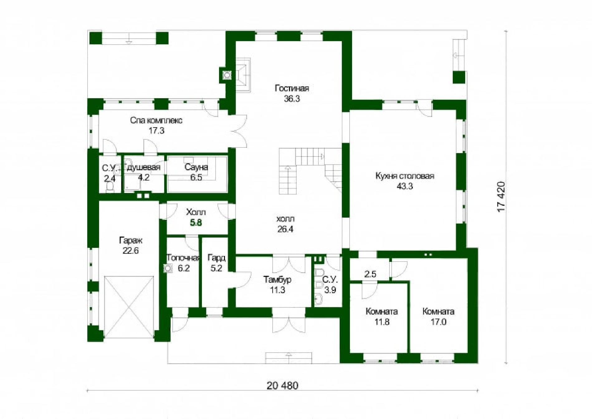 Планировка проекта дома №ml-368 ml-368_p1-min.jpg