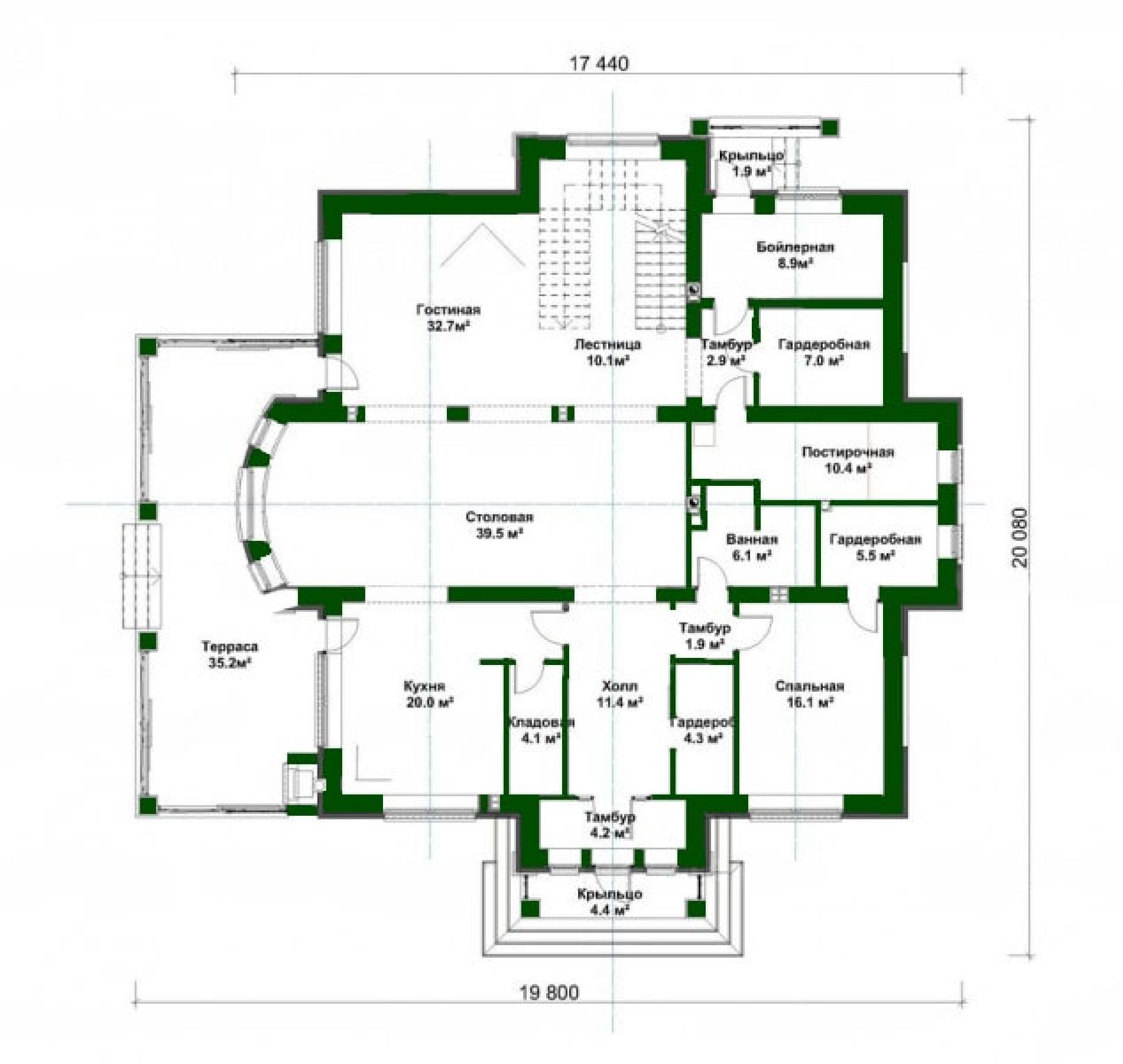 Планировка проекта дома №ml-399 ml-399_p1-min.jpg